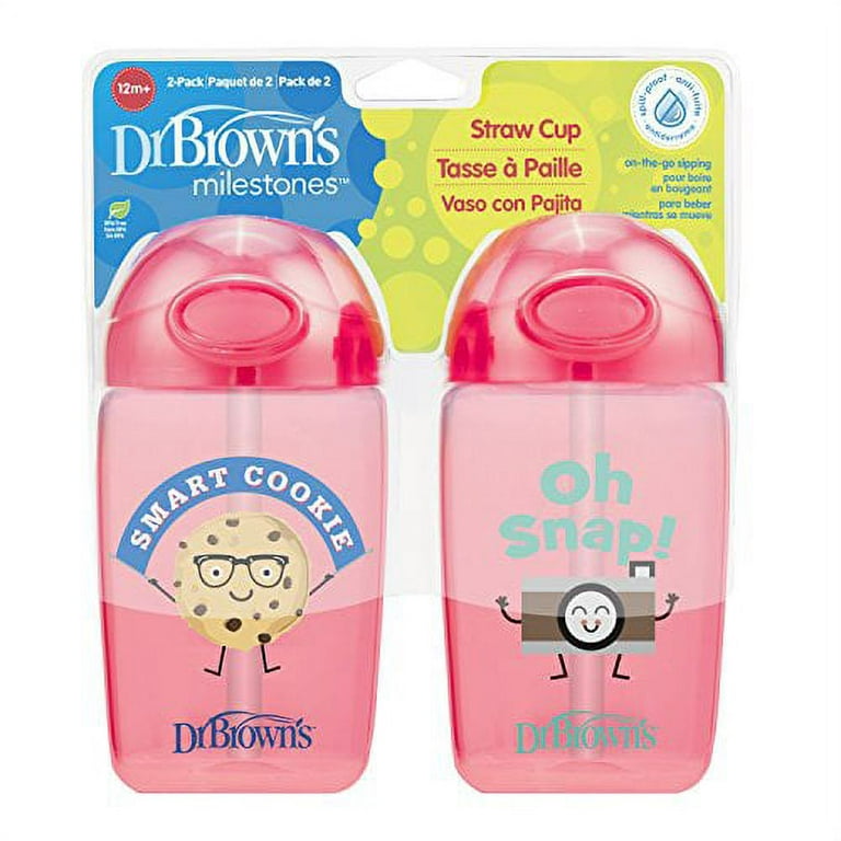 Dr. Brown's Milestones™ Insulated Straw Cup, 2-Pack