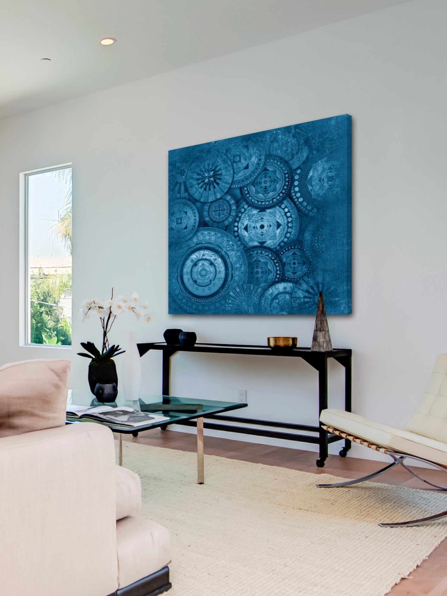 "Geared Connections" Painting Print on Wrapped Canvas