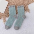 thumbnail image 2 of iOPQO Breathable Socks Women, Fluzzy Socks, Cute Fuzzy Socks, Thick Crew Socks, Thick Fuzzy Socks, B One Size, 2 of 3