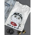 thumbnail image 3 of Trick Or Treat Kitty With Candy T-Shirt Women -Image by Shutterstock, Female Large, 3 of 4