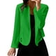 thumbnail image 2 of Chaquetas y abrigos casuales sin capucha de manga larga para mujer, blazers, chaquetas de traje, tops con empalme de encaje, blazer corto, abrigos lisos de manga larga, blusa para mujer, 2 of 7