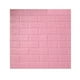 thumbnail image 2 of Papel tapiz 3D Etiqueta de pared de ladrillo Espuma TV Calcomanía de fondo Autoadhesivo Peel adhesivo, 10 piezas, Rosa sidaley HA002452-22, 2 of 6