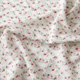 thumbnail image 1 of Nvzi gifts, flowers, gift box packaging paper, small fresh floral fabric, floral packaging cloth (red floral), 1 of 5