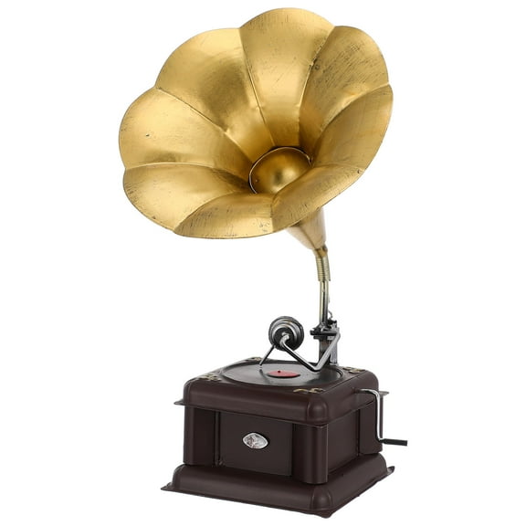 Tineasur Record Player Speaker Iron Golden 1Pack