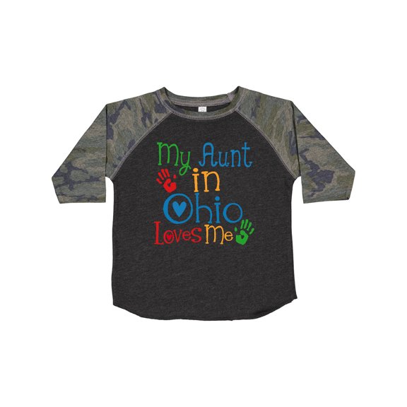 Inktastic My Aunt in Ohio Loves Me Boys or Girls Toddler T-Shirt