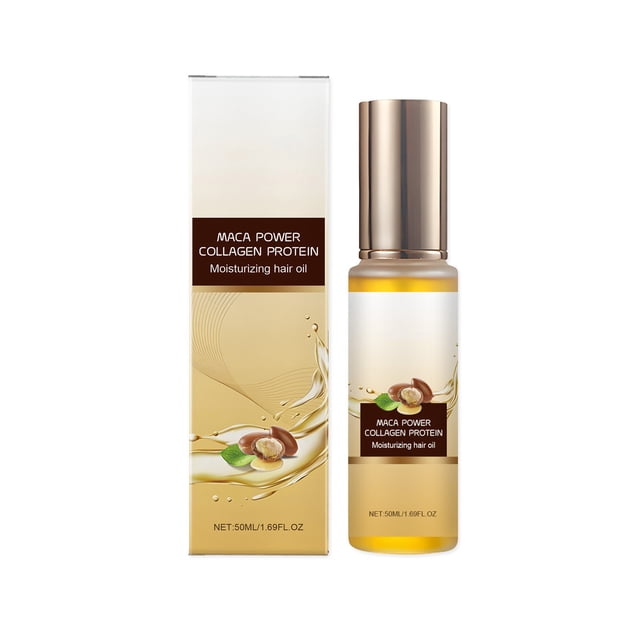 Coconut oil Essential oils Collagen Hair Care Serum Oil Deeply Nourishes And Repairs Hair Strands Light And Not Greasy 50ml Essential(buy 2 get 10% off)