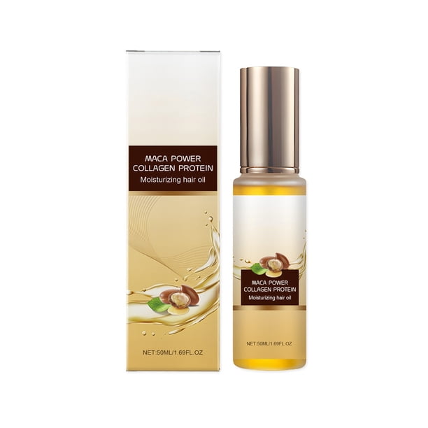 Price Drop Coconut oil Essential oils Collagen Hair Care Serum Oil Deeply Nourishes And Repairs Hair Strands Light And Not Greasy 50ml(buy 2 get 10% off)