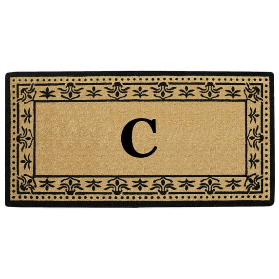 Corinthian 36" x 72" HeavyDuty Coir Doormat - Monogrammed C