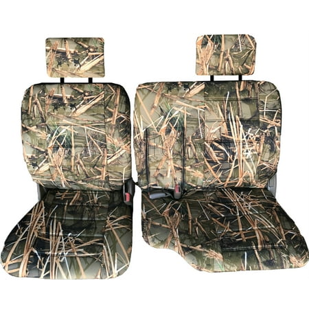 - Seat Cover for Toyota Pickup 1989 - 1995 60/40 Split Bench Thick Adjustable Headrest Armrest Access A57 Muddy Water Camo
