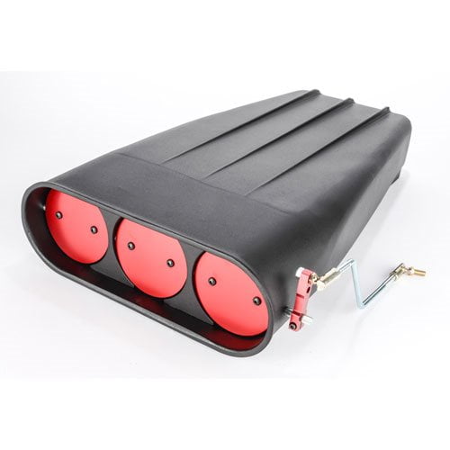 JEGS 50062 Bug Catcher Style Scoop Fits Dual 4Barrel Carburetors