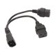 thumbnail image 4 of Cable de alimentación divisor IE Dual Y, IEC320 C14 a cable de alimentación dual IE Cable de alimentación dual IE Respuesta rápida, 4 of 12