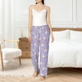 thumbnail image 6 of Lsque Swan With Stars Print Women's Pajama Pants, Lounge Pant - Comfortable Home Wear,Elastic Waistband, Stylish Design-Medium, 6 of 9