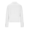 thumbnail image 5 of Sevevn Cardigan Sweaters for Women Women‘s’ Solid Color Long Sleeve Jackets Business Casual Cardigan Fashion Blazer Suit Coat Summer White M, 5 of 9