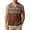 Deep Red, variant on GrmtClth Mens Sleeveless Vest Button Down Waistcoat, Ethnic Tribal Geometric Print V Neck Casual Tank Top Lightweight Outdoor Camping Sleeveless Shirt Dark Green L
