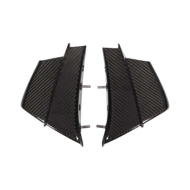 Carbon Fiber Motorcycle Winglets,2 Pcs 3K Carbon Motorcycle Spoiler Wing Motorcycle Side Winglets Highly Recommended