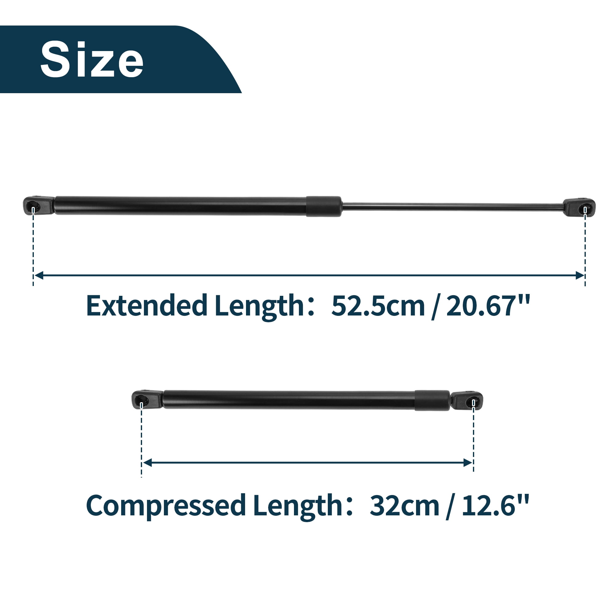 Unique Bargains 2Pcs Rear Hatch Lift Supports for Suzuki Swift IV Hatchback 2010-2015
