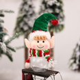 thumbnail image 1 of ShiningLove, adorno navideño, tarro de caramelo, tarro de caramelo, bolsa de regalo, árbol de Navidad, Ideas colgantes, regalos para el hogar, sombrero verde para niños, bolsa de regalo colgante Ormromra JQWJ394-3, 1 of 7