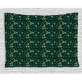 thumbnail image 1 of Floral Tapestry, Nocturnal Forestry Concept Wild Herbs Dandelions and Falling Leaves Victorian Motifs, Wall Hanging for Bedroom Living Room Dorm Decor, 80W X 60L Inches, Multicolor, by Ambesonne, 1 of 2