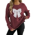 thumbnail image 3 of TINZ Sweater Dress Long Sleeve Oversized Tunic With Exquisite Embroidery And Panel Design Warm Winter Knit Vest Dress Long Pullover Sweater Belted Long Dress, 3 of 5