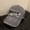 Gray, variant on Retro vintage English baseball cap, women's Korean version, versatile embroidery, couple's hip-hop curved brim, washed duckbill cap, men's trendy