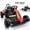 10AH-R, variant on VIBESPARK 24V Electric Go Kart, Drift Go Kart for Kids with Adjustable Seat, Two Drive Modes, Ultra-Long Battery Life, Bluetooth, LED lights, Ride on Car for Kids 6-12, Red