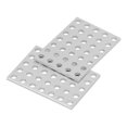 thumbnail image 1 of Placa de Reparación Plana ANGGREK 5x7 Agujeros Soporte de Fijación de Acero Galvanizado 40x56mm, 1 of 8