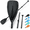 black, variant on 3-piece Adjustable Black Aluminium Fiberglass SUP Paddle for Surfing Water Sports