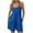 03 Blue, variant on Weiqiqre Summer Casual Rompers For Women 2024 Loose Comfy Short Jumpsuits Sleeveless One Piece Beach Jumpers With Pockets
