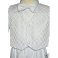 thumbnail image 3 of New Baby Boy Toddler Christening Baptism Church Cross Pattern Vest Set Suit S-4T, 3 of 4