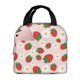 thumbnail image 1 of Easygdp Strawberry Floral Bolsa Térmica Premium - Tela Oxford Impermeable, Gran Capacidad, Bolsillo Frontal, Unisex para Trabajo, Escuela, Actividades al Aire Libre y Picnics, 1 of 8