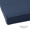 thumbnail image 2 of Greendale Home Fashions 18 x 18 in. Navy Square Outdoor Chair Pad (Set of 2), 2 of 6