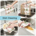 thumbnail image 2 of Yayeee 6 Pack Kitchen Dish Cloths Set for Washing Soft Drying Absorbent Microfiber Towels, Red Christmas House, 2 of 9