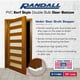 thumbnail image 3 of Burlete Randall para la parte inferior de la puerta, 36 pulgadas, corredizo, con forma de kerf, blanco, 3 of 6