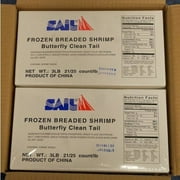 Sail 21 to 25 Count Breaded Butterfly Peeled and Deveined Shrimp, 3 Pound -- 4 per case