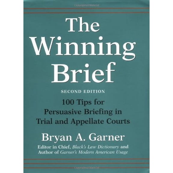 Pre-Owned The Winning Brief Hardcover