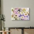 thumbnail image 2 of wall26 Canvas Print Wall Art Watercolor Purple &amp; White Roses and Daisies Floral Botanical Illustrations Modern Art Rustic Scenic Colorful Multicolor for Living Room, Bedroom, Office - 12"x18, 2 of 5
