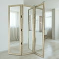 thumbnail image 2 of Wayborn Mirror with Frame Full Size Dressing Room Divider in Silver, 2 of 4