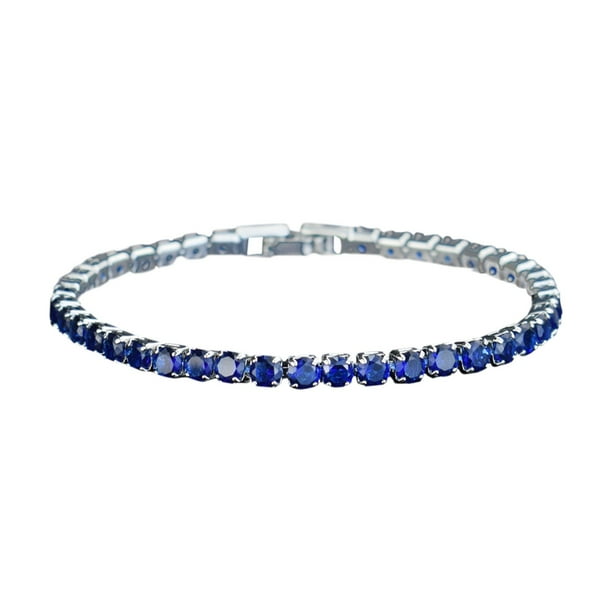 Pulsera para Mujeres Fuera Pulseras Hielo 4mm Hombres Zirconia Tenis Cadena Pulseras
