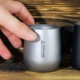 thumbnail image 3 of ROVERCAMEL Double-Walled Titanium Travel Mug, 120ml Capacity, Lightweight 50g, Compact Size 62.5x73mm, Durable & Portable Design, 3 of 6
