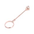 thumbnail image 3 of Anillo porta cigarrillos en forma de flor de rosa de oro rosa para mujer, 3 of 14
