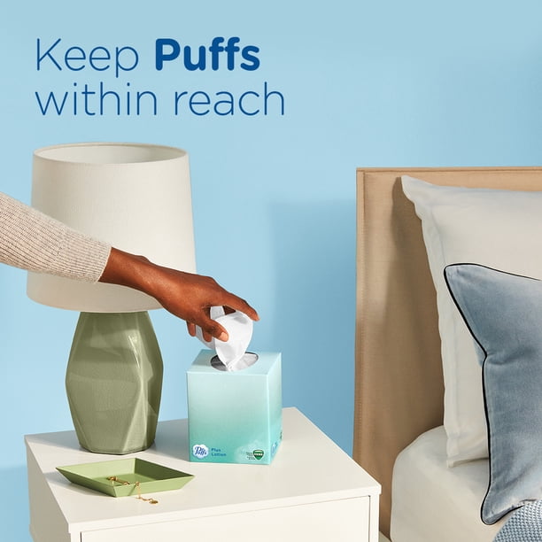 Puffs Plus Lotion Facial Tissues with Vick's Scent, Vapor Nose