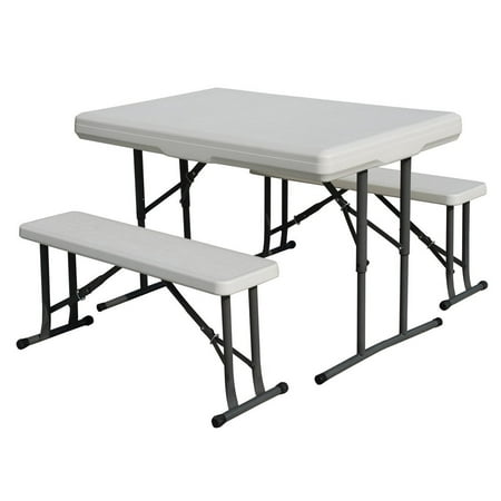 Stansport Heavy Duty Picnic Table And Bench Set Walmart Com