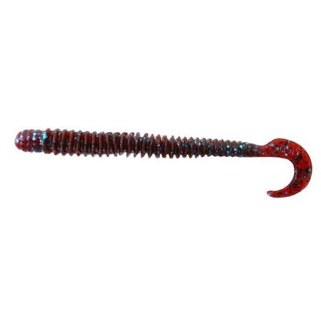 Zoom Fishing Lures 017007-SP Dead Ringer Finesse Worm 4 Inch 20Pk Moccasin Blue