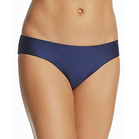 Becca Womens Swimsuit - Becca NEW Blue Womens Size Large L Reversible Bikini Bottom Swimwear