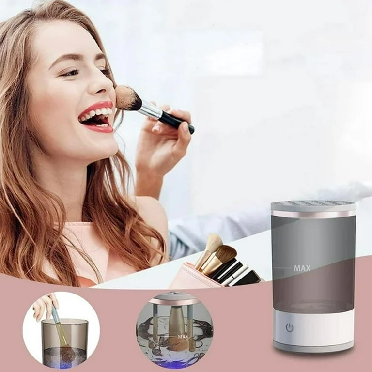 Electric Makeup Brush Cleaner,Portable Automatic USB Cosmetic