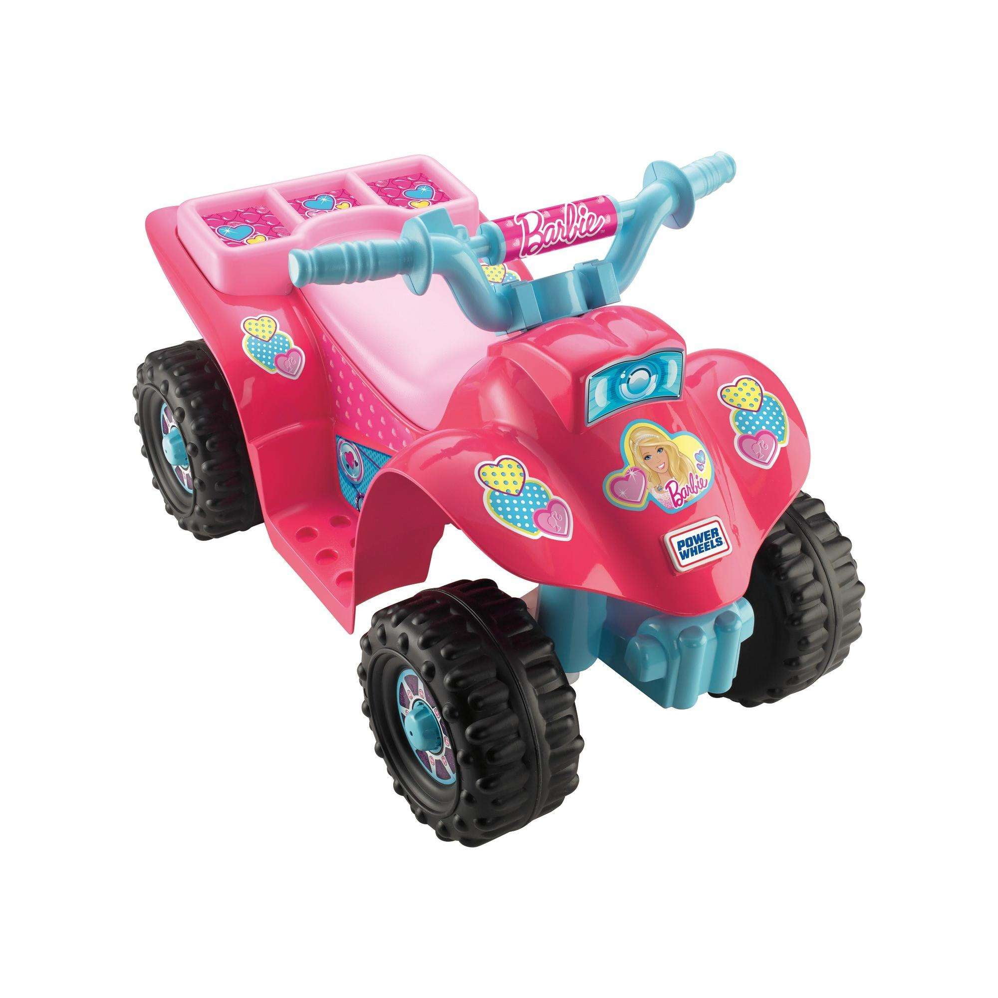 Power Wheels Barbie Princess Lil Quad 6 Volt Battery Powered Ride