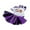Purple, variant on goowrom Toddler Halloween Romper + Mesh Skirt + Bow Headband Pumpkin