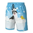 thumbnail image 5 of Naloa Collie in Bathtub Men's Beach Shorts, Surfing shorts, Swim trunks, Quick Dry Swim Trunks for Surfing Beach Fun - Small, 5 of 9