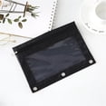 thumbnail image 2 of Clearance!Back-to-School Essentials Pencil Pouch Creative 3-Ring Large Capacity Zip Pen Holder Bag Makeup Bag, 2 of 3