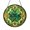 Acrylic 3.5 Inch, variant on Lucky four-leaf clover stained-glass effect suncatcher, Irish décor for St. Patrick’s Day